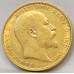 AUSTRALIA 1909 . ONE 1 SOVEREIGN . MELBOURNE . GOLD
